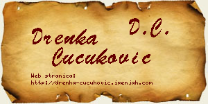 Drenka Čučuković vizit kartica